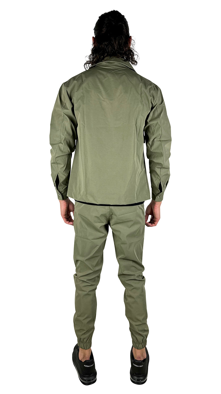 THE MIKES CARGO TRACK SUIT - GREEN