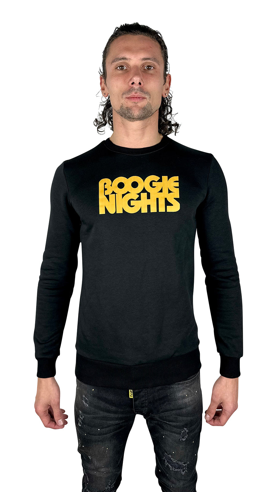 THE BOOGIE NIGHTS SWEATER - BLACK