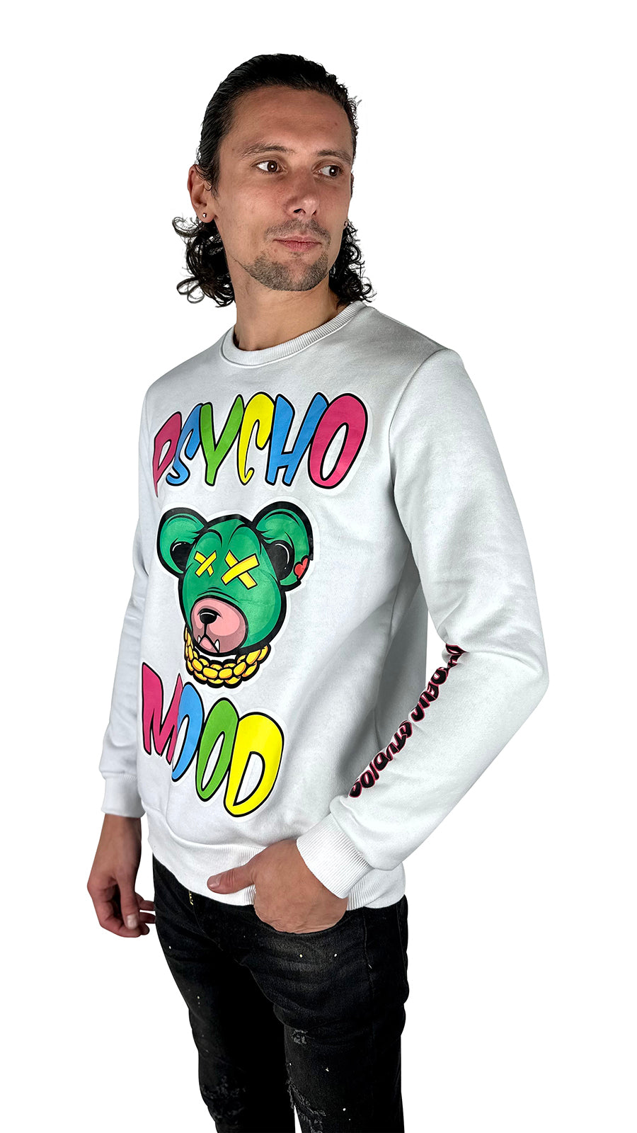 THE PSYCHO MOOD SWEATER - WHITE